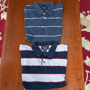 Abercrombie & Fitch Men’s Muscle Polo Shirts - Large